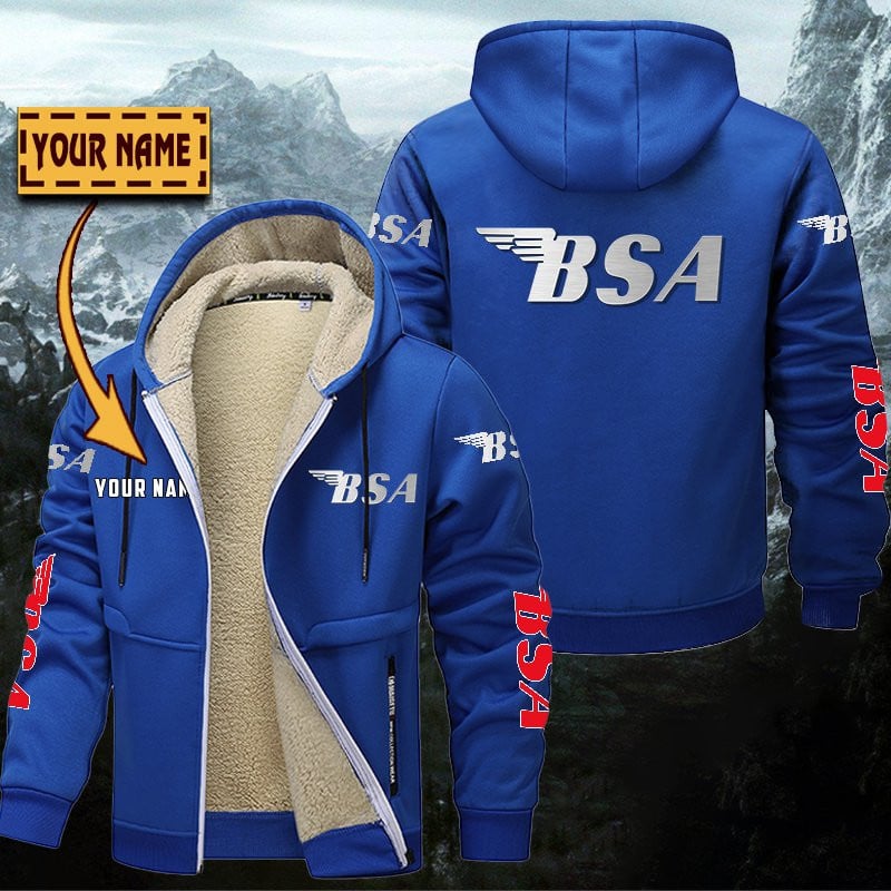BSA Motorcycles Gefütterte Kapuzenjacke – Bild 7