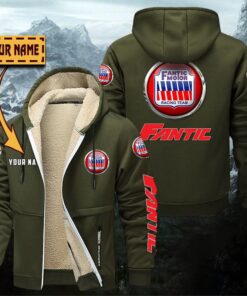 Alternative view of Fantic Motorcycles Gefütterte Kapuzenjacke