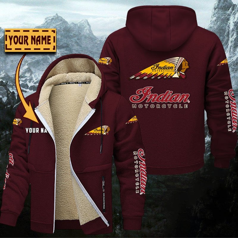 Indian Motorcycle Gefütterte Kapuzenjacke