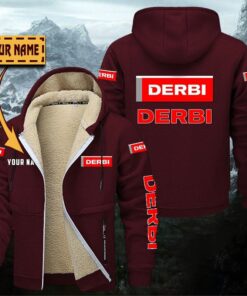 Derbi Motorcycles Gefütterte Kapuzenjacke