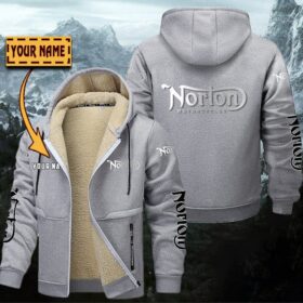 Norton Motorcycles Gefütterte Kapuzenjacke