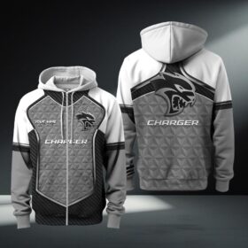 Dodge Charger Zip Hoodie