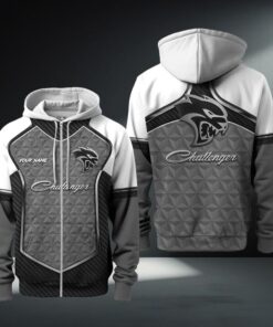 Dodge Challenger Zip Hoodie