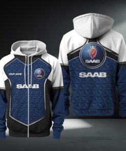 Saab Automobile Zip Hoodie