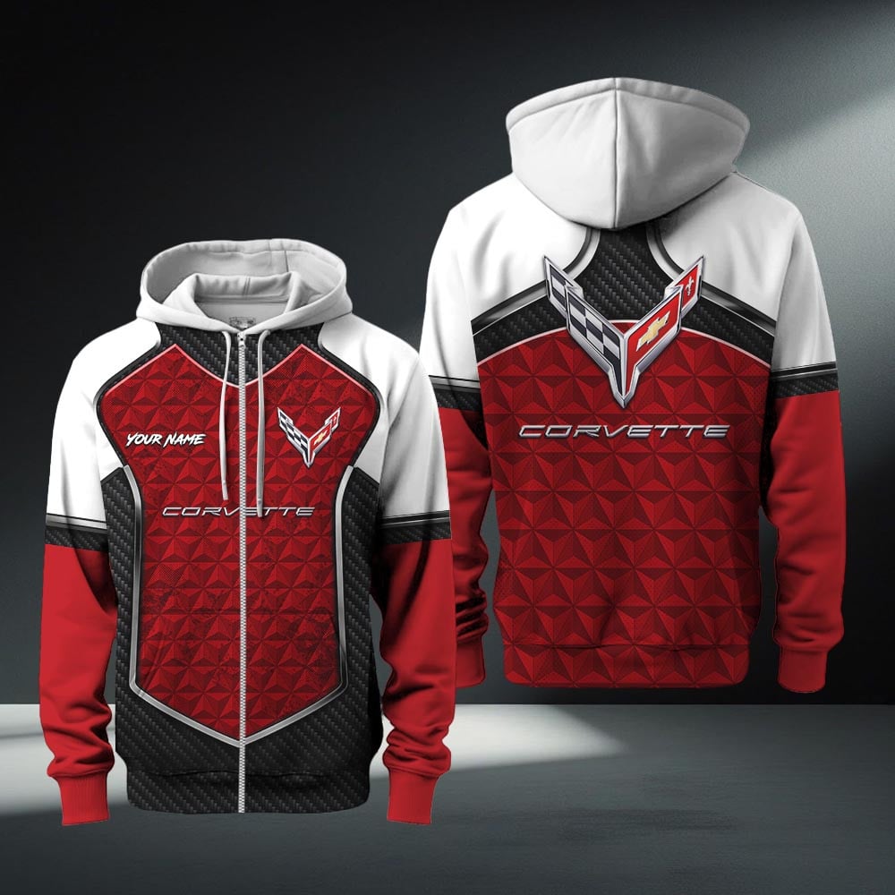 Chevrolet Corvette Zip Hoodie
