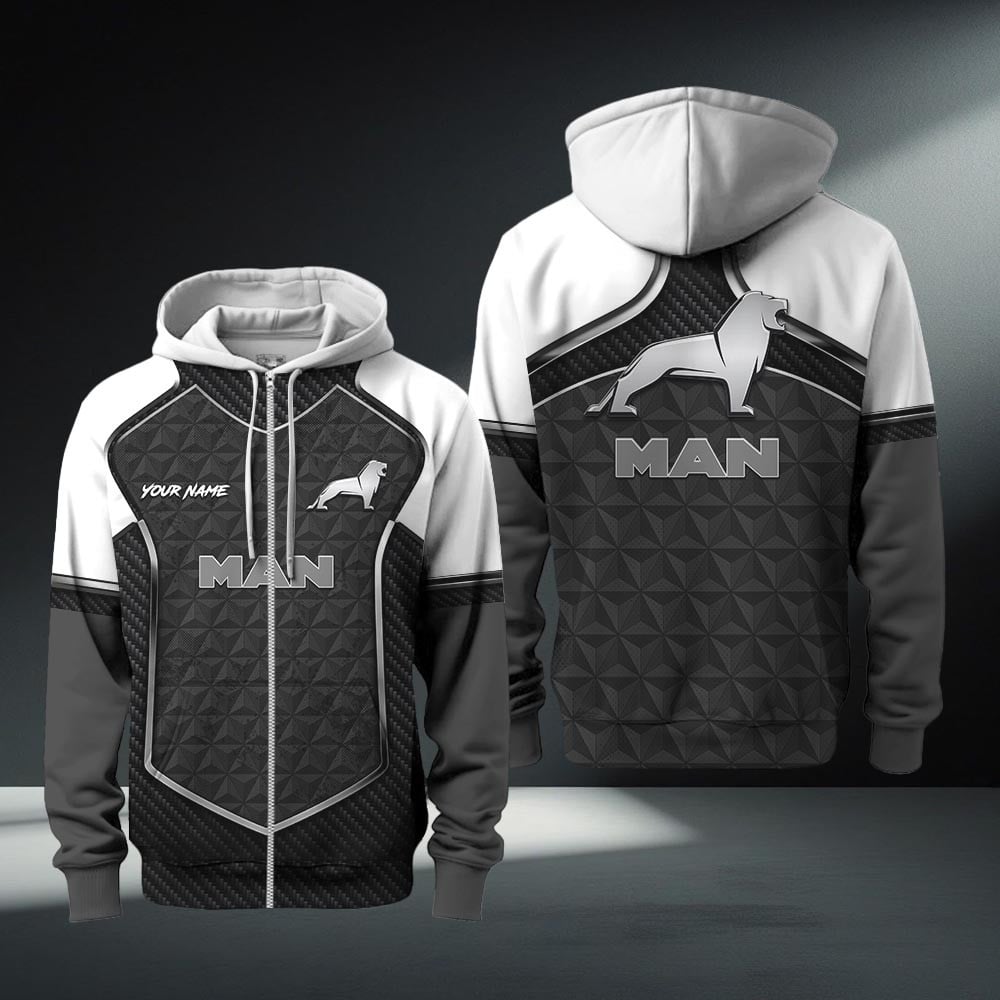 MAN Truck Zip Hoodie