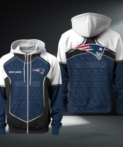 New England Patriots Zip Hoodie