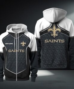New Orleans Saints Zip Hoodie