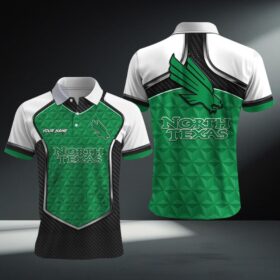 North Texas Mean Green Poloshirt