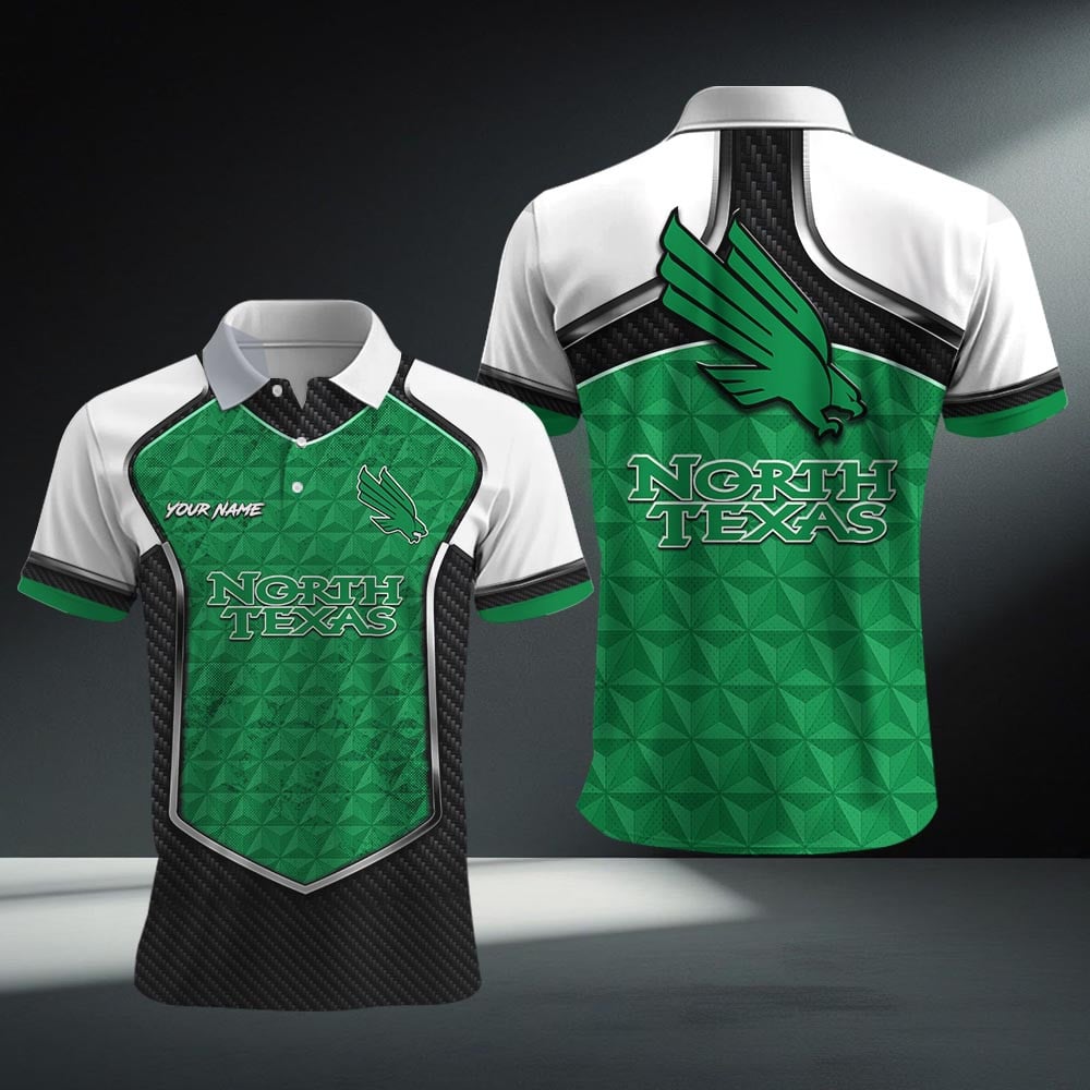 North Texas Mean Green Poloshirt