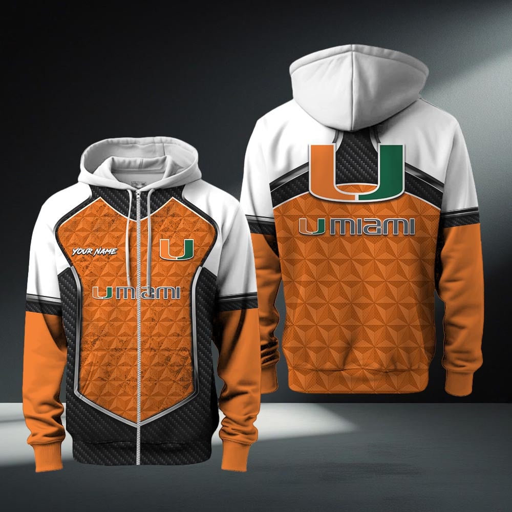 Miami Hurricanes Zip Hoodie