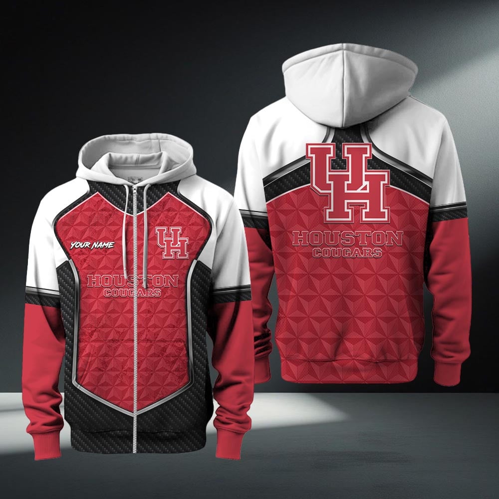 Houston Cougars Zip Hoodie
