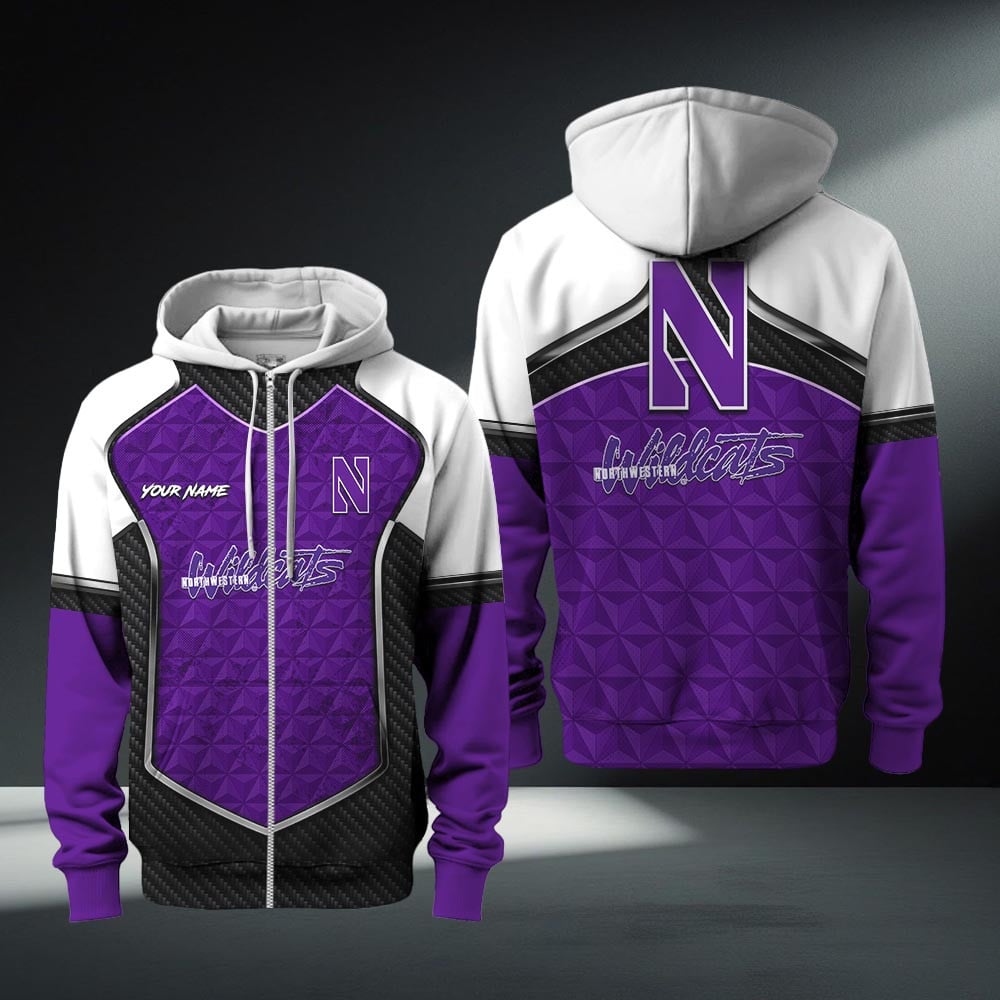 Northwestern Wildcats Zip Hoodie