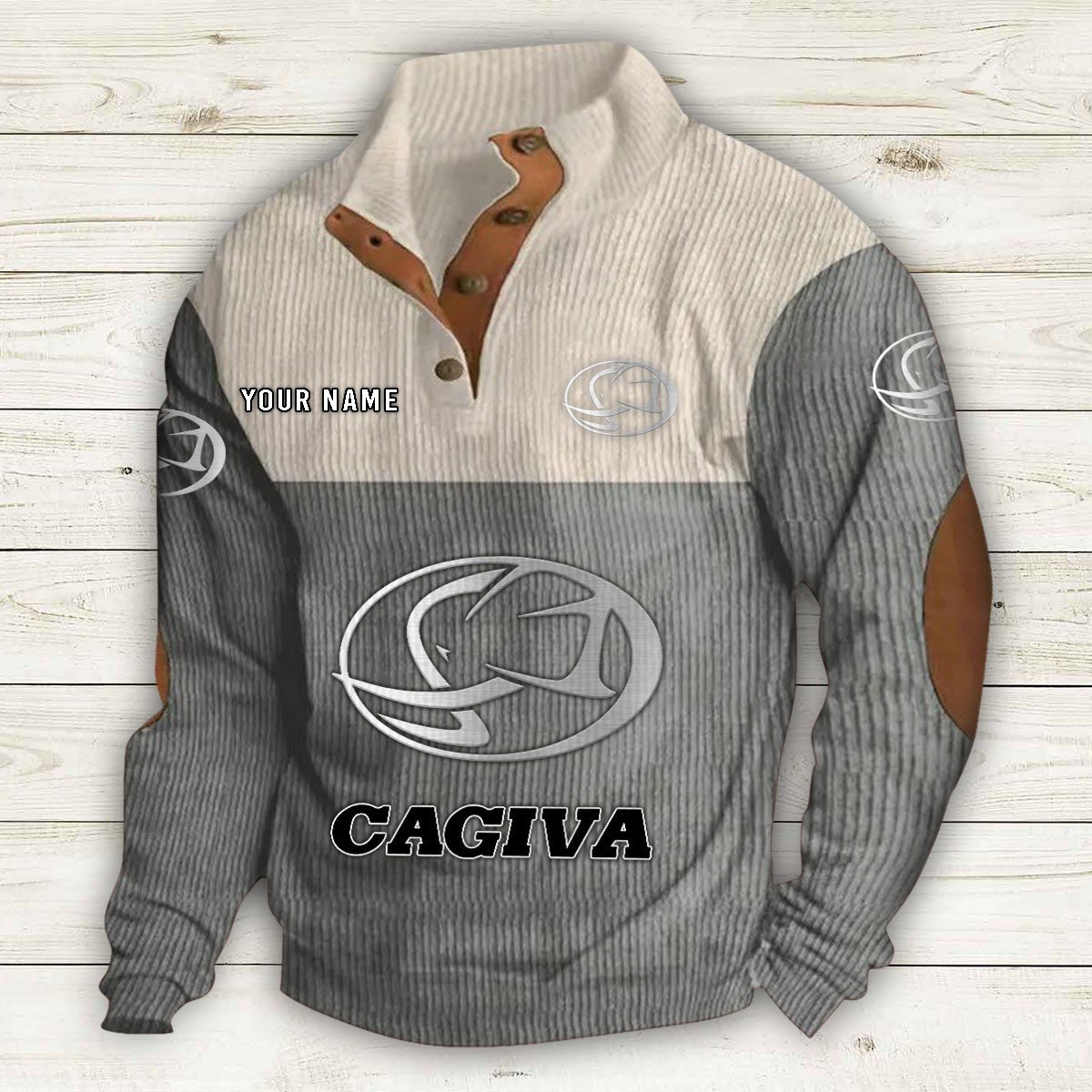 Cagiva Motorcycles Strickpullover – Bild 3