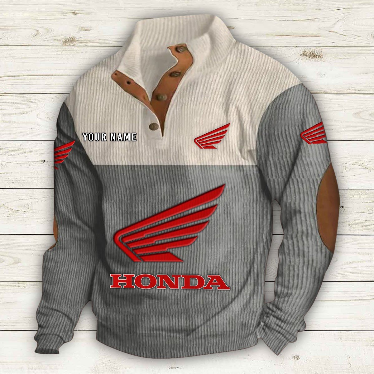 Honda Motorcycle Strickpullover – Bild 3