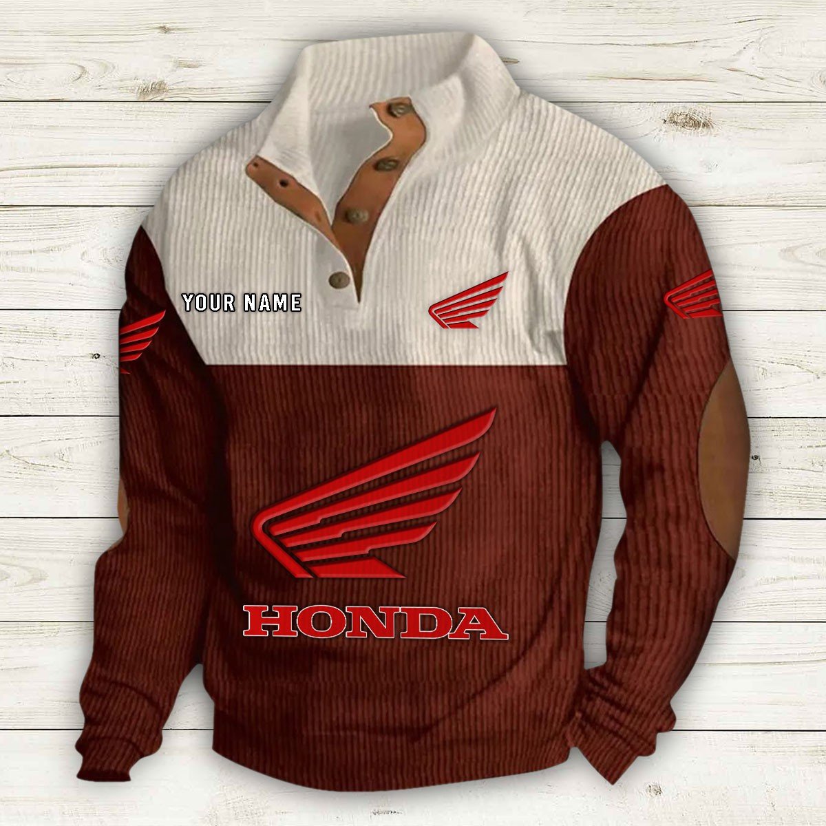 Honda Motorcycle Strickpullover – Bild 4