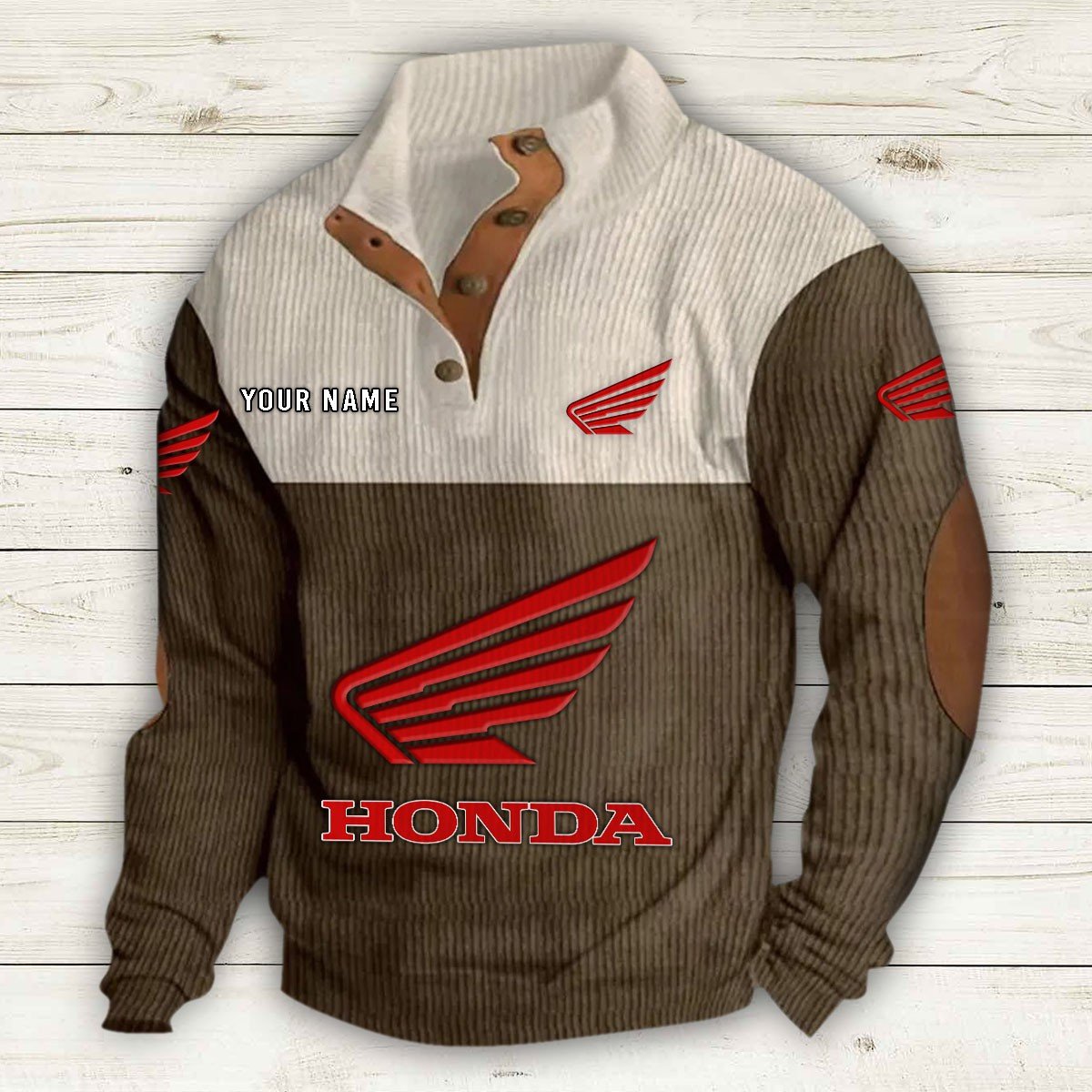 Honda Motorcycle Strickpullover – Bild 5