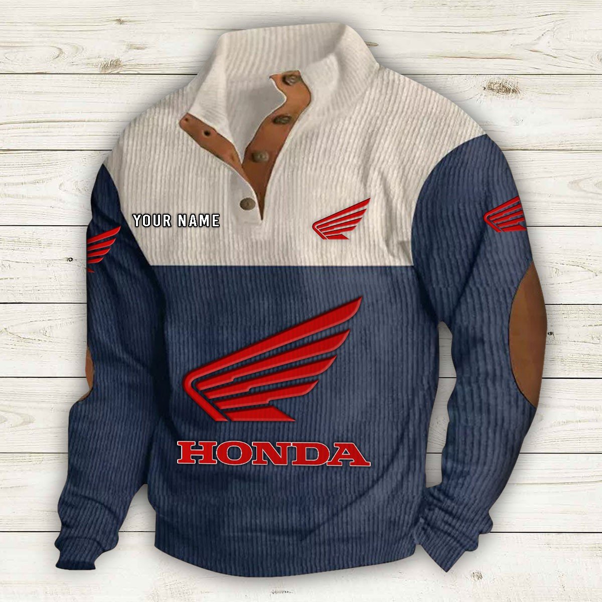 Honda Motorcycle Strickpullover – Bild 2