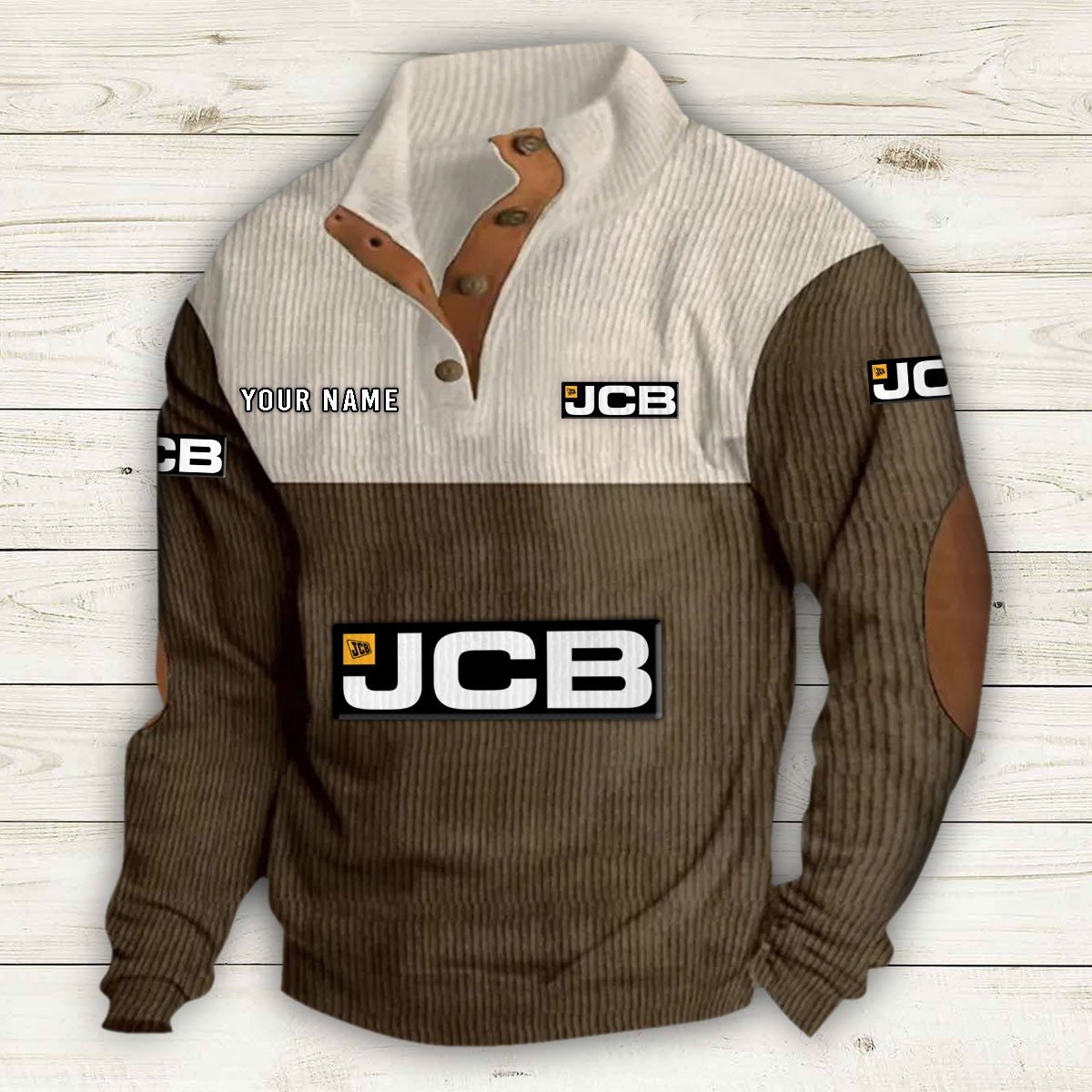 JCB Agricultural Tractors Strickpullover – Bild 5