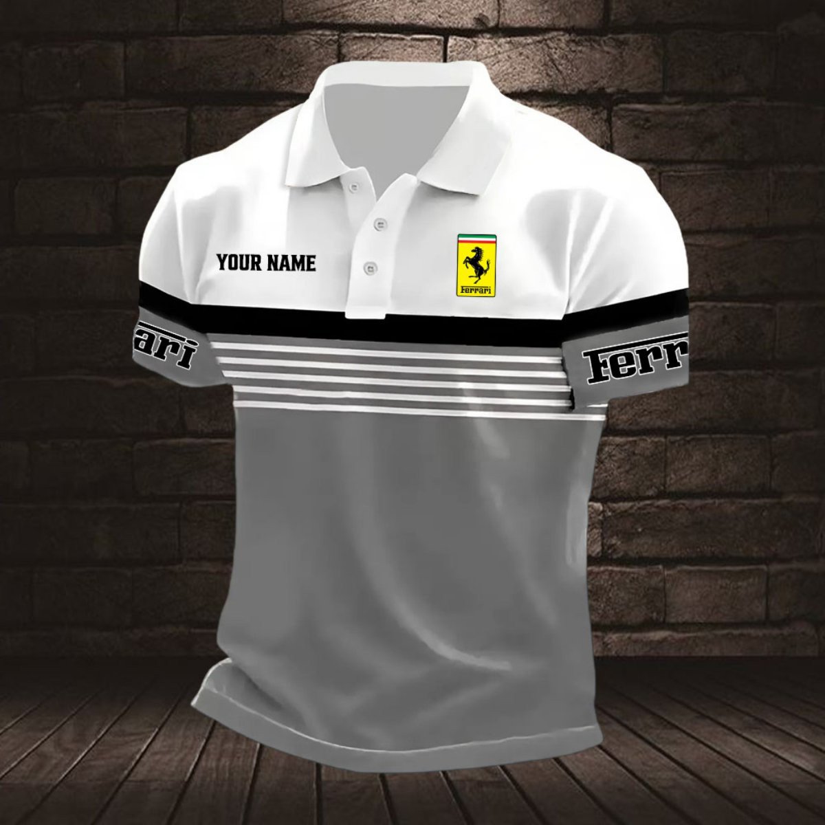 Ferrari Poloshirt – Bild 3