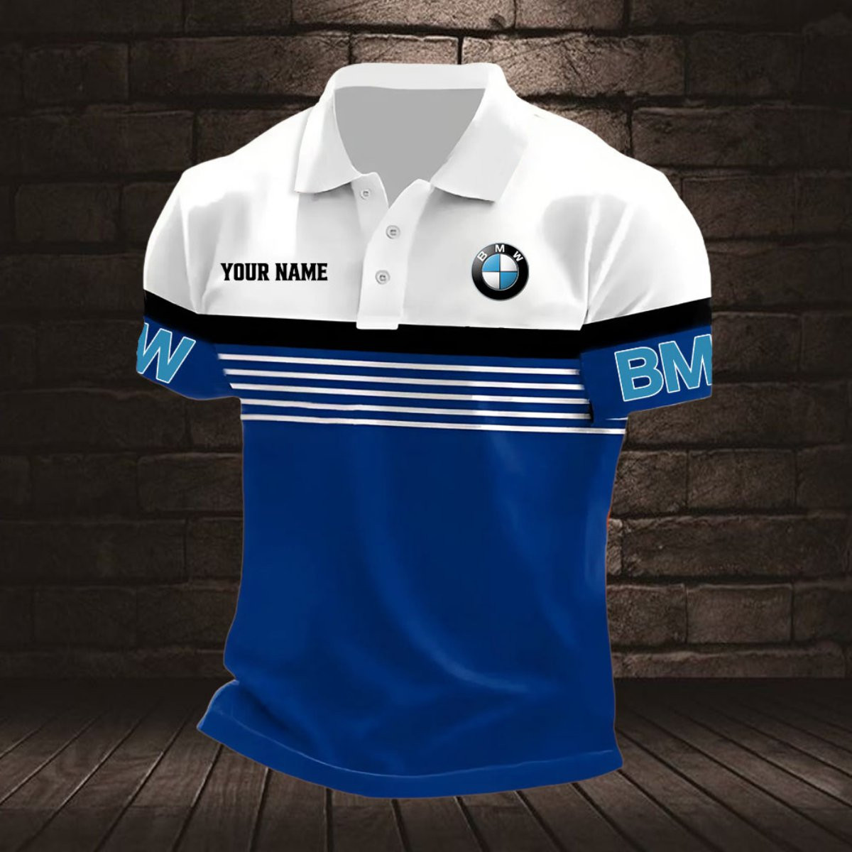 BMW Car Poloshirt – Bild 2