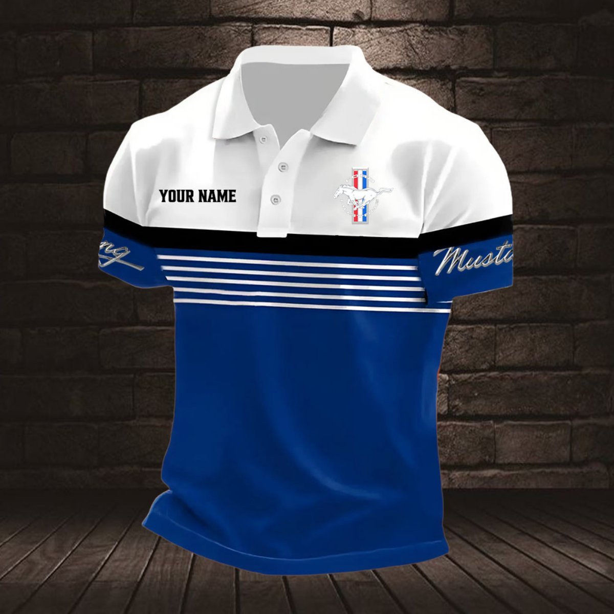 Ford Mustang Poloshirt – Bild 5