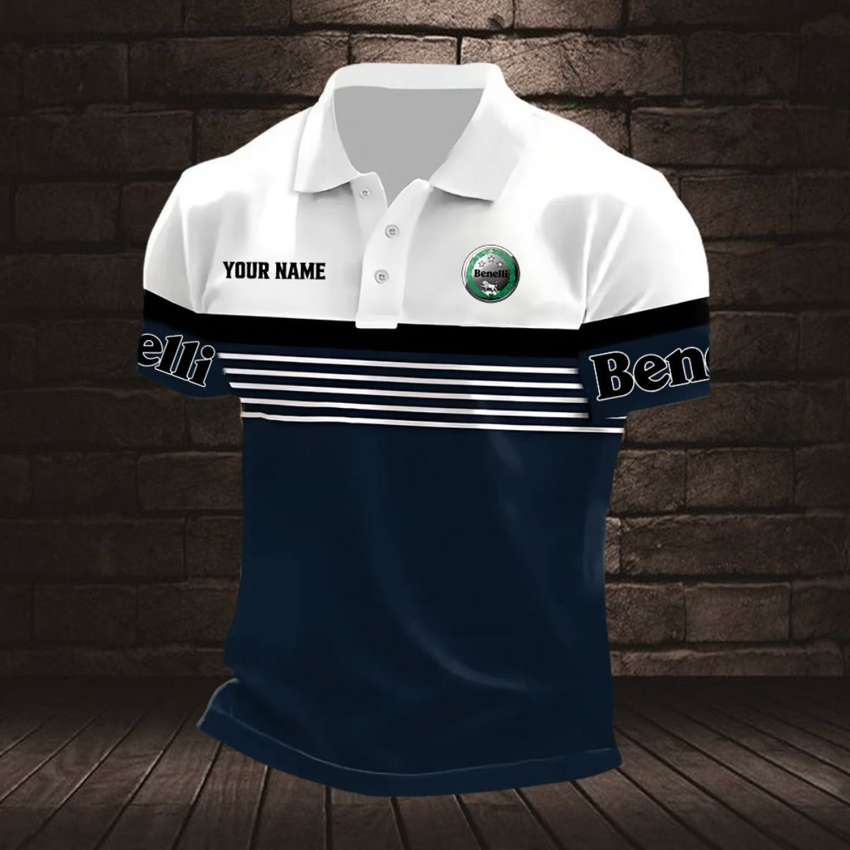 Benelli Motorcycles Poloshirt – Bild 3