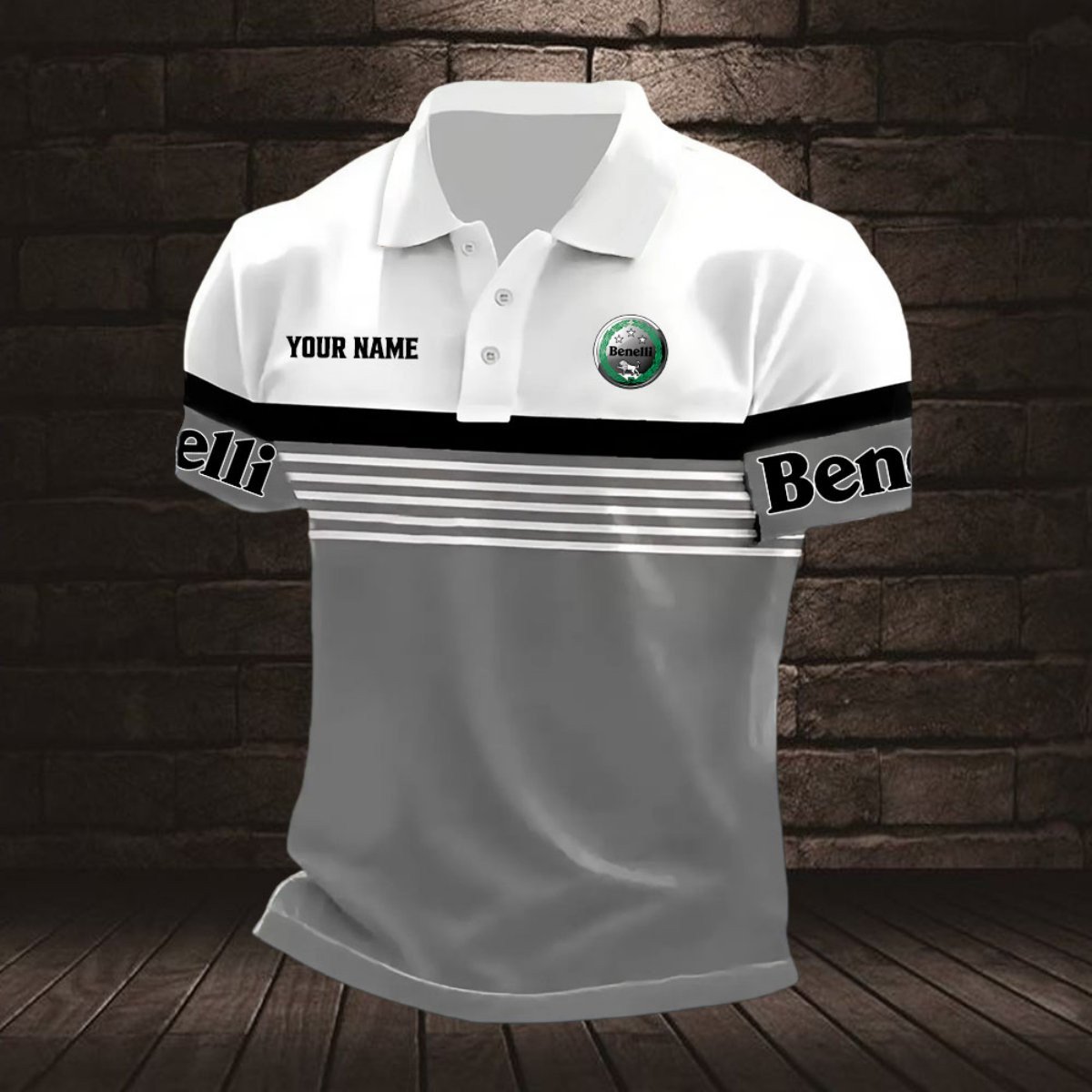Benelli Motorcycles Poloshirt – Bild 4