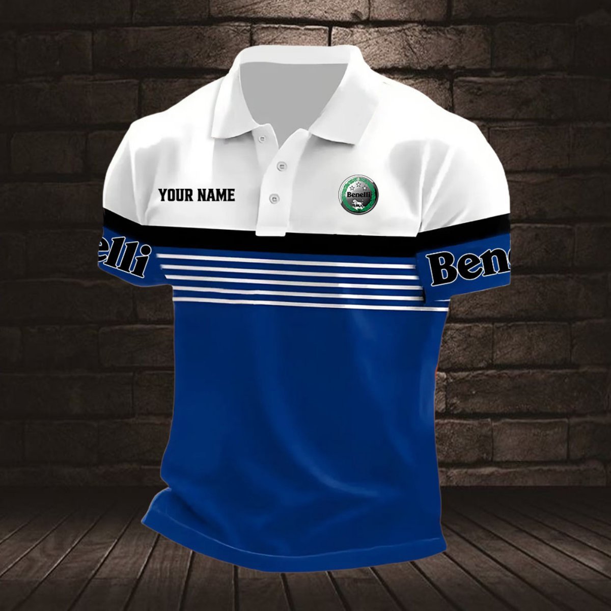 Benelli Motorcycles Poloshirt – Bild 5