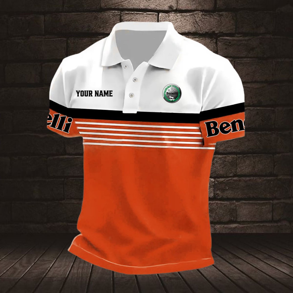 Benelli Motorcycles Poloshirt – Bild 6