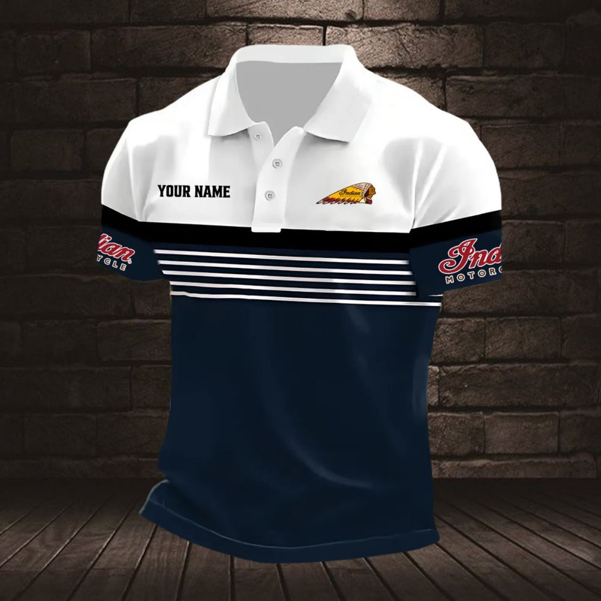 Indian Motorcycle Poloshirt – Bild 2