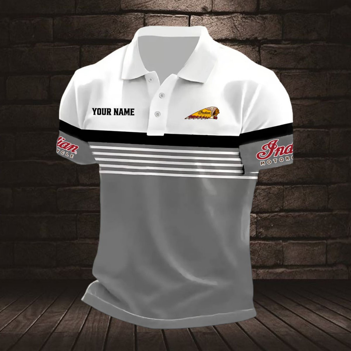 Indian Motorcycle Poloshirt – Bild 3