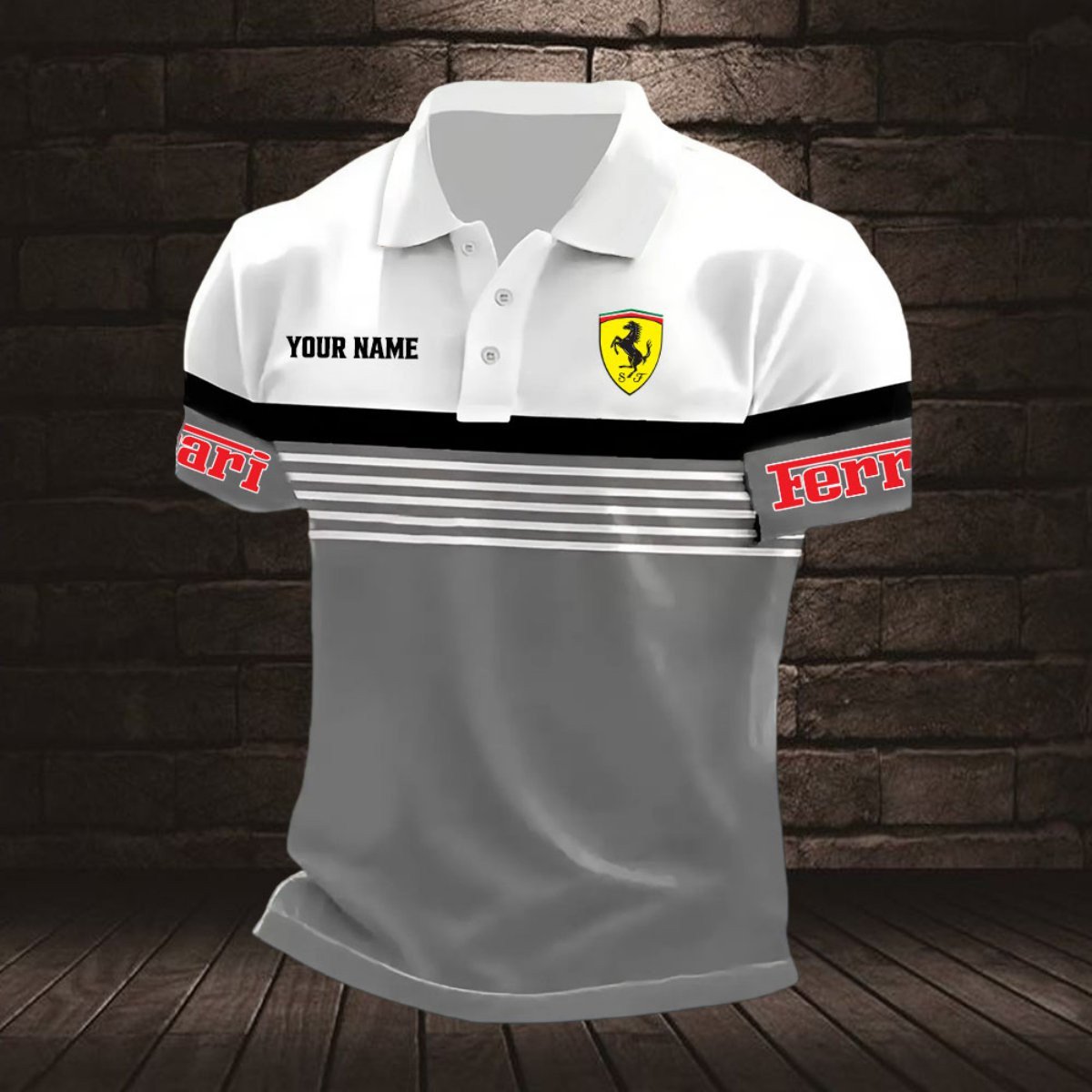 Ferrari Poloshirt – Bild 3