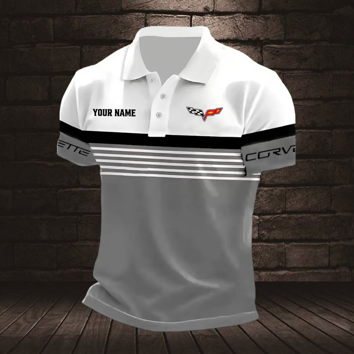 Corvette C6 Poloshirt – Bild 4