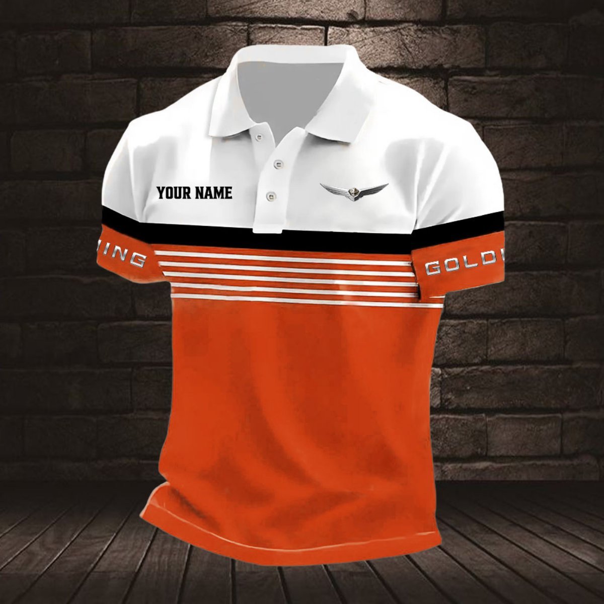 Honda Gold Wing Poloshirt – Bild 6