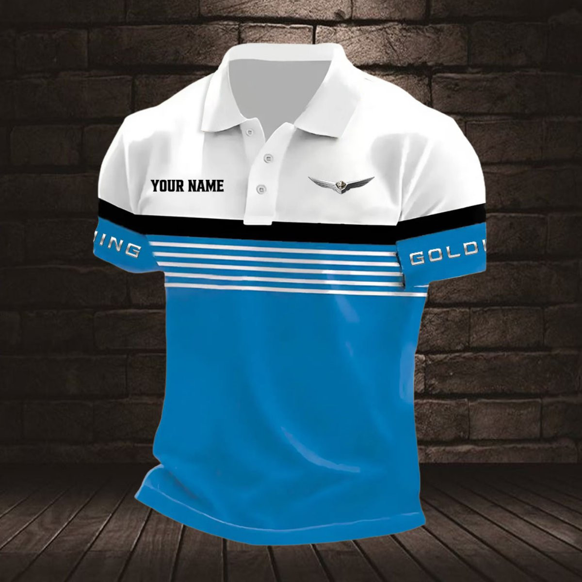Honda Gold Wing Poloshirt – Bild 7