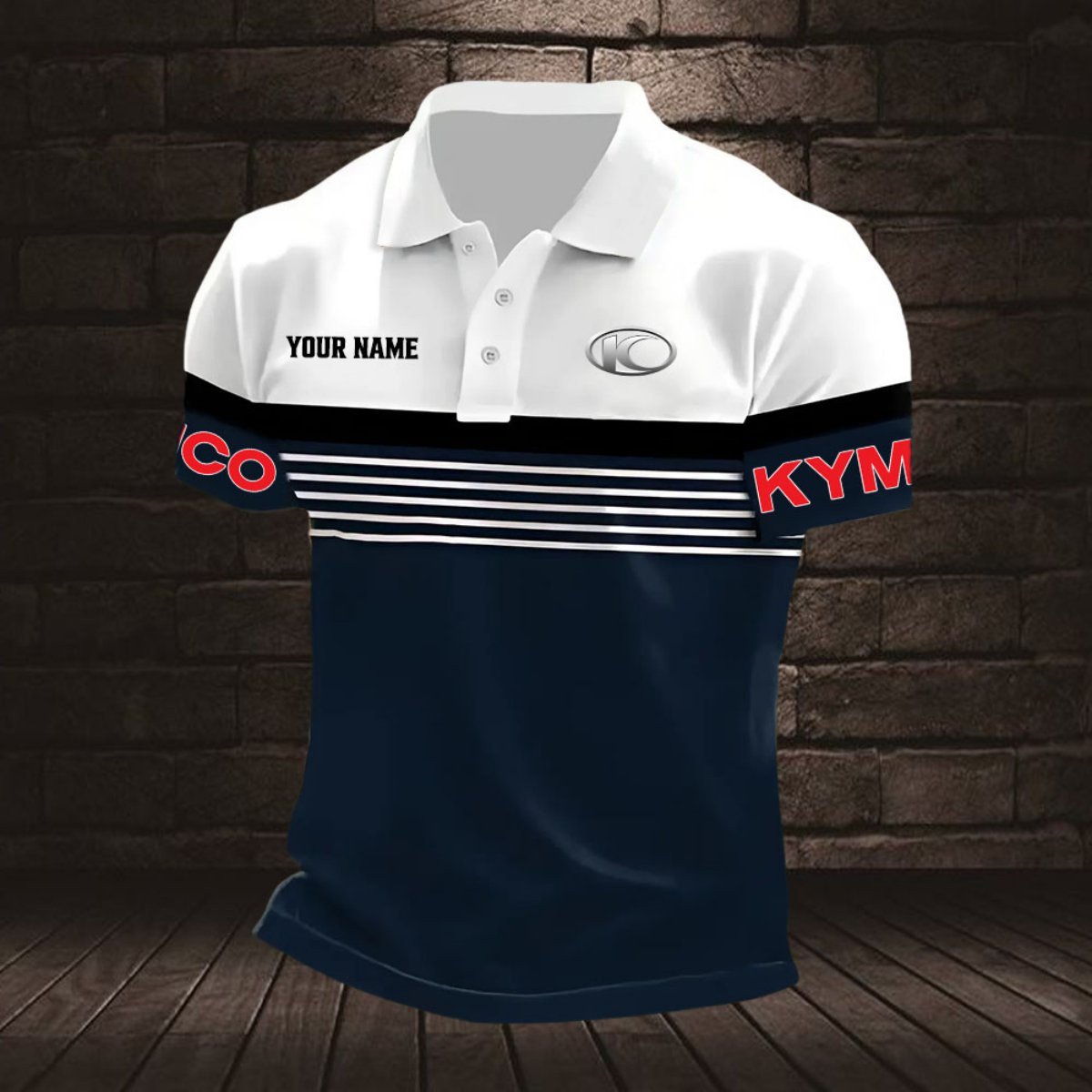 Kymco Motorcycles Poloshirt – Bild 2