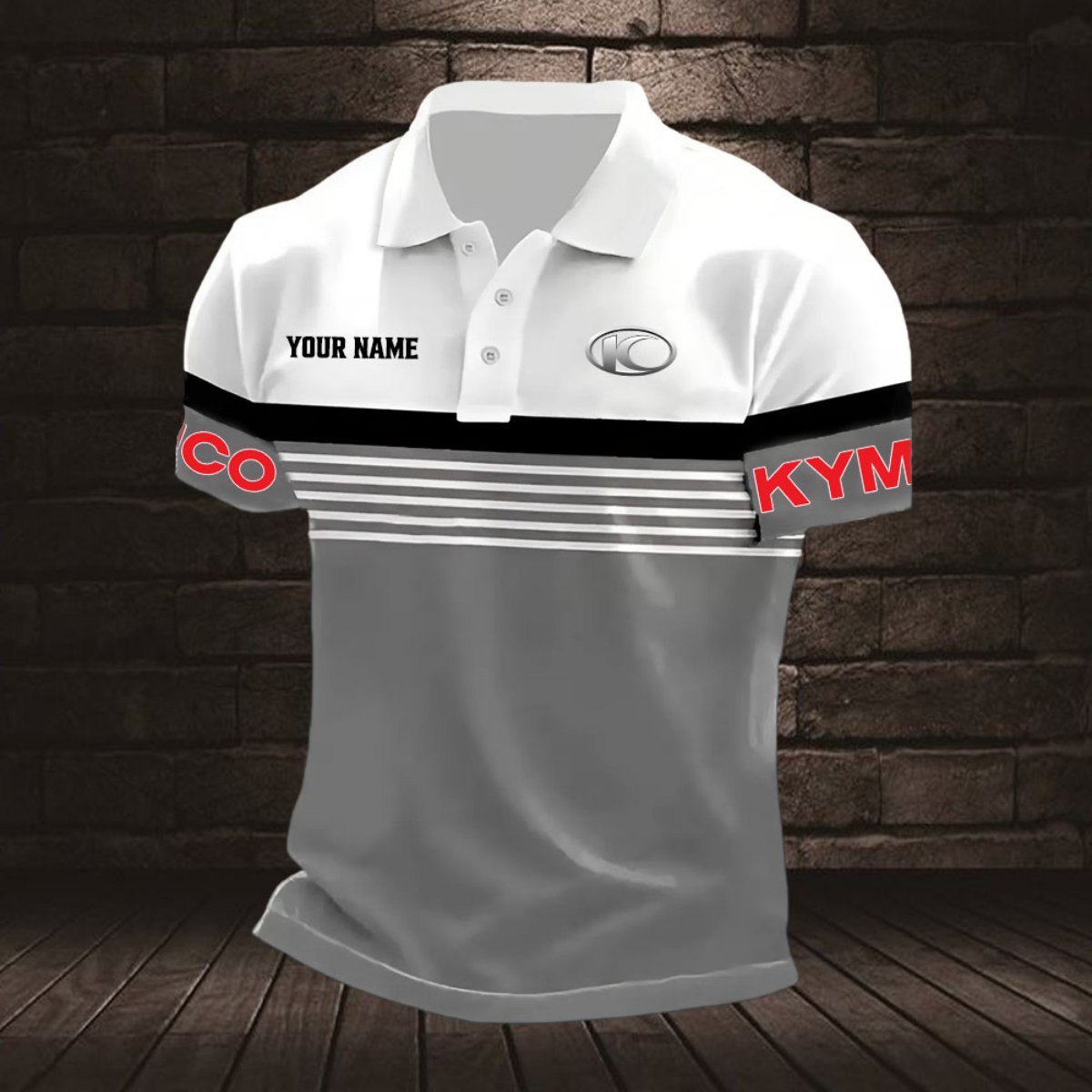 Kymco Motorcycles Poloshirt – Bild 3