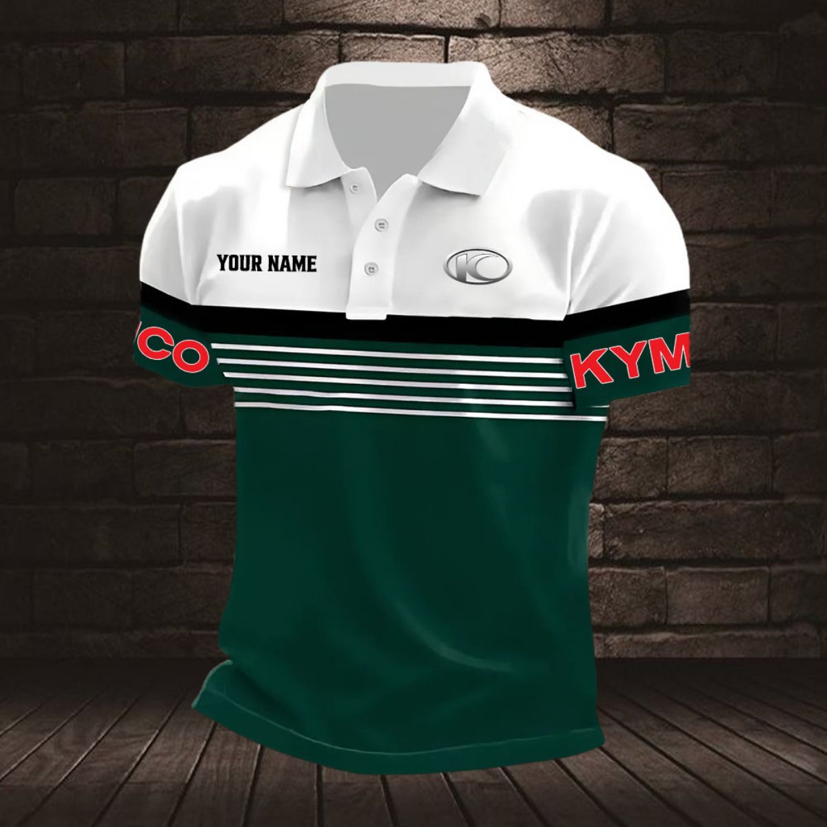Kymco Motorcycles Poloshirt – Bild 4