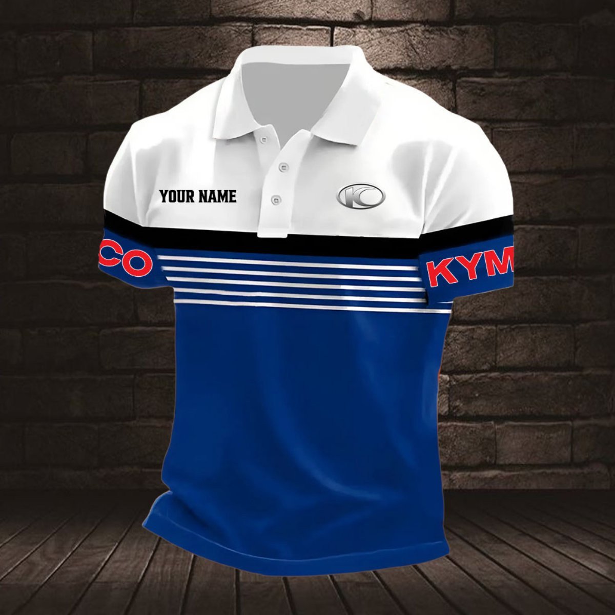 Kymco Motorcycles Poloshirt – Bild 5
