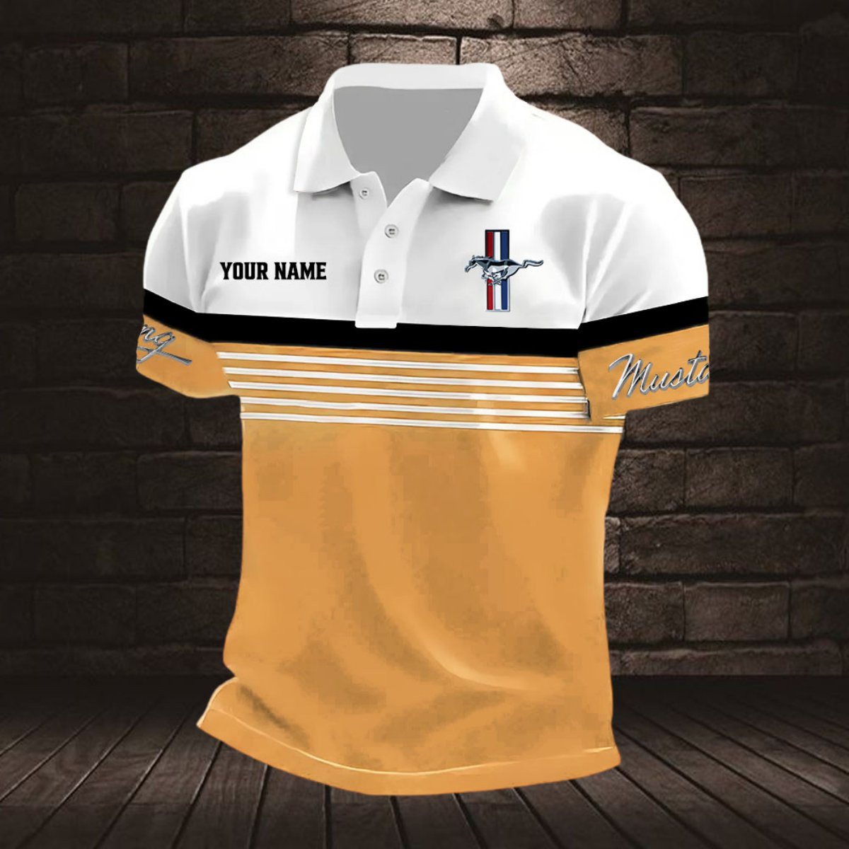 Ford Mustang Poloshirt – Bild 8