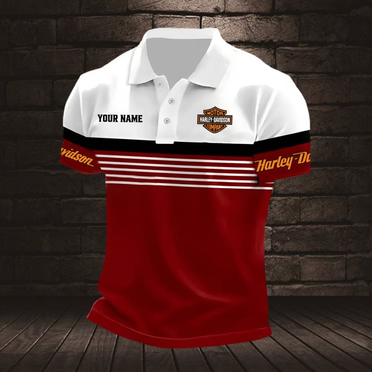 Harley-Davidson Poloshirt – Bild 2