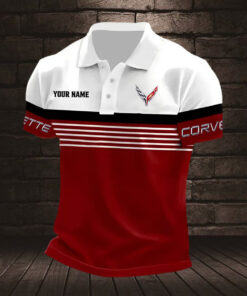 Alternative view of Corvette C8 Poloshirt