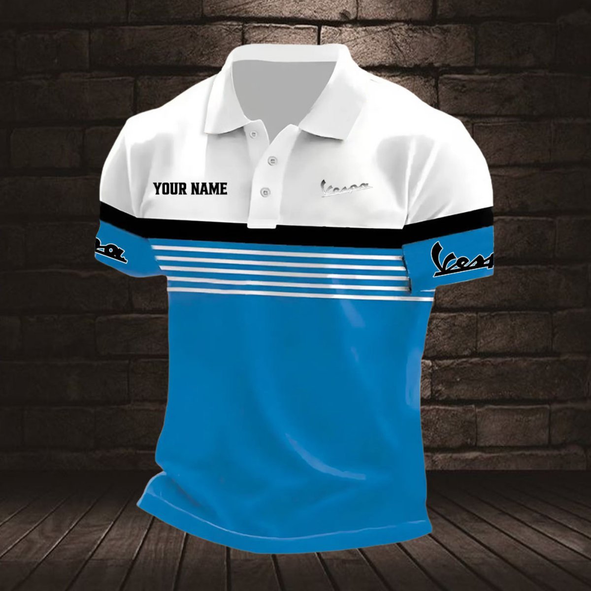 Vespa Poloshirt – Bild 7