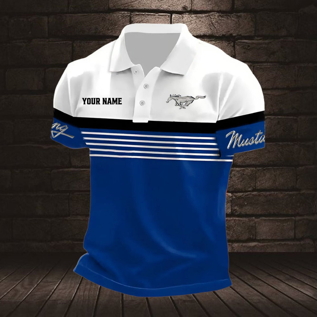 Ford Mustang Poloshirt – Bild 5