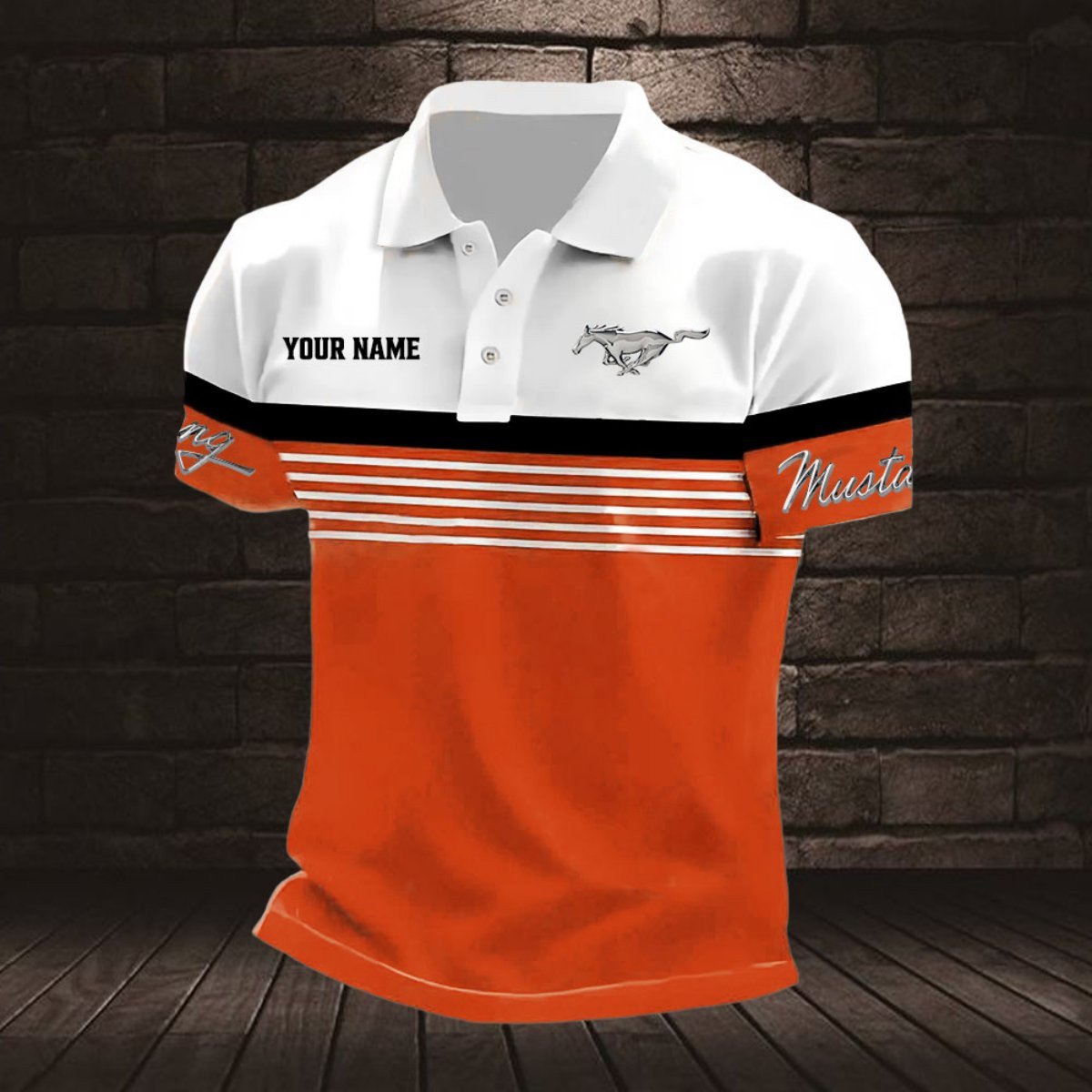 Ford Mustang Poloshirt – Bild 6