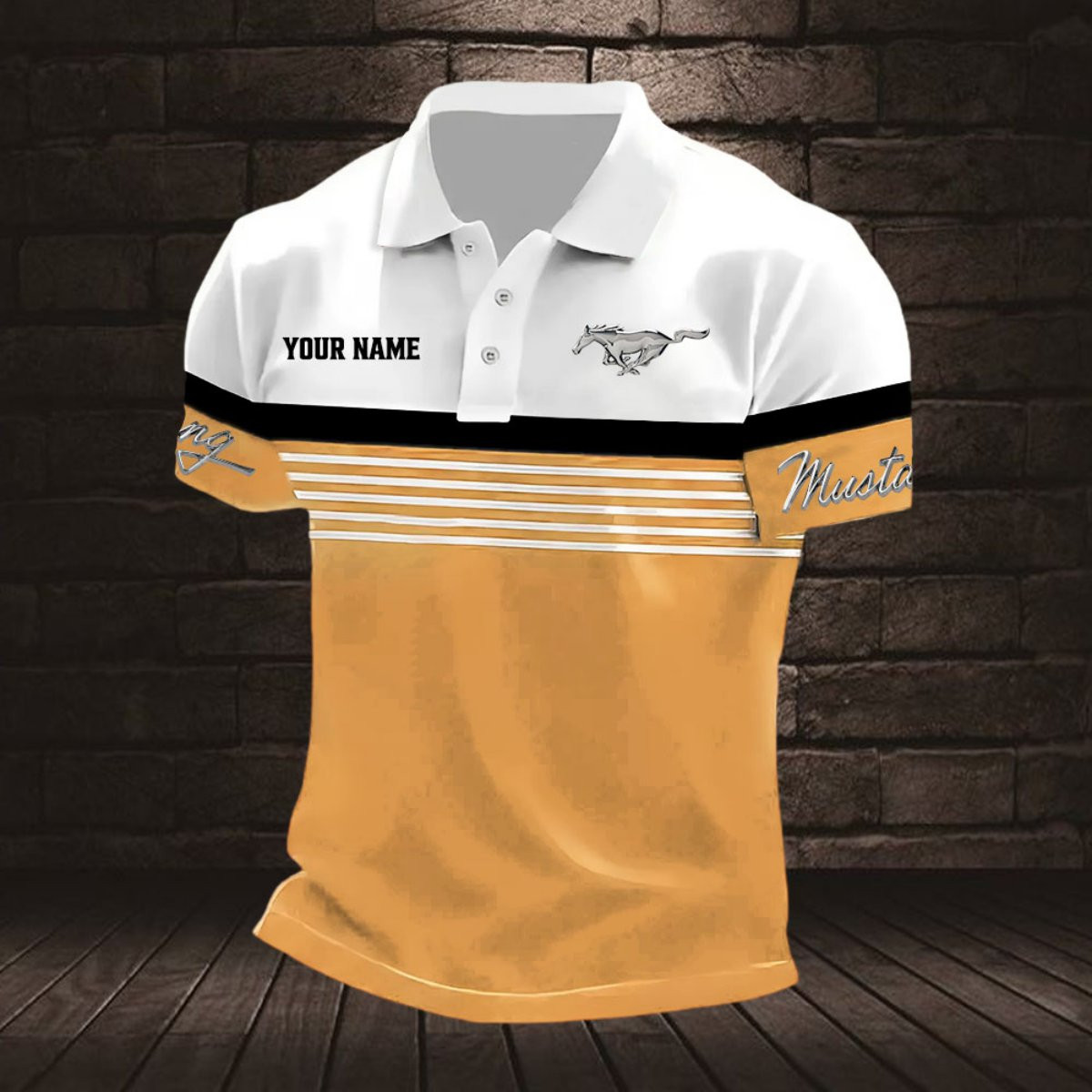 Ford Mustang Poloshirt – Bild 8