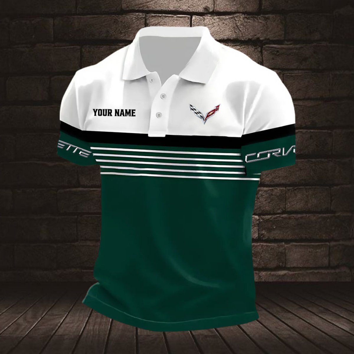 Corvette C7 Poloshirt – Bild 4