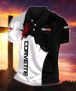 Alternative view of Corvette C4 Poloshirt