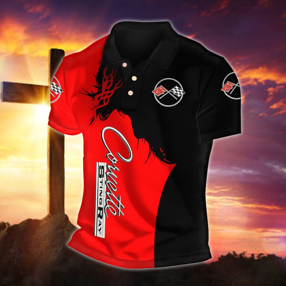 Corvette C2 Poloshirt – Bild 3